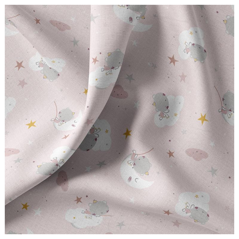 Printed Cotton ORSOLUNE White / Vintage Multicolored